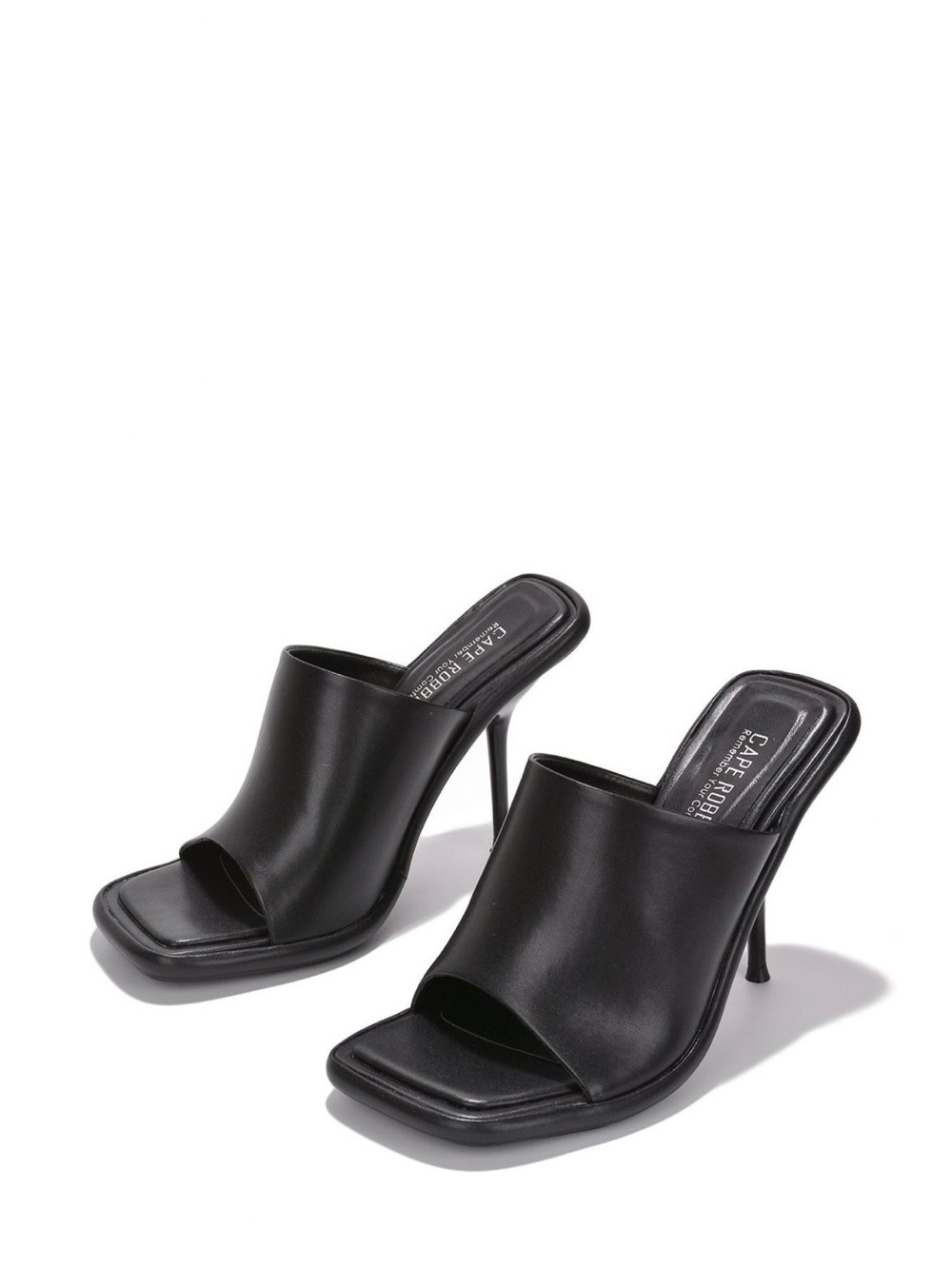 💥NWT💥 CAPE ROBBIN The Ander Slip On Vegan Leather Stiletto Heels - Picture 2 of 5
